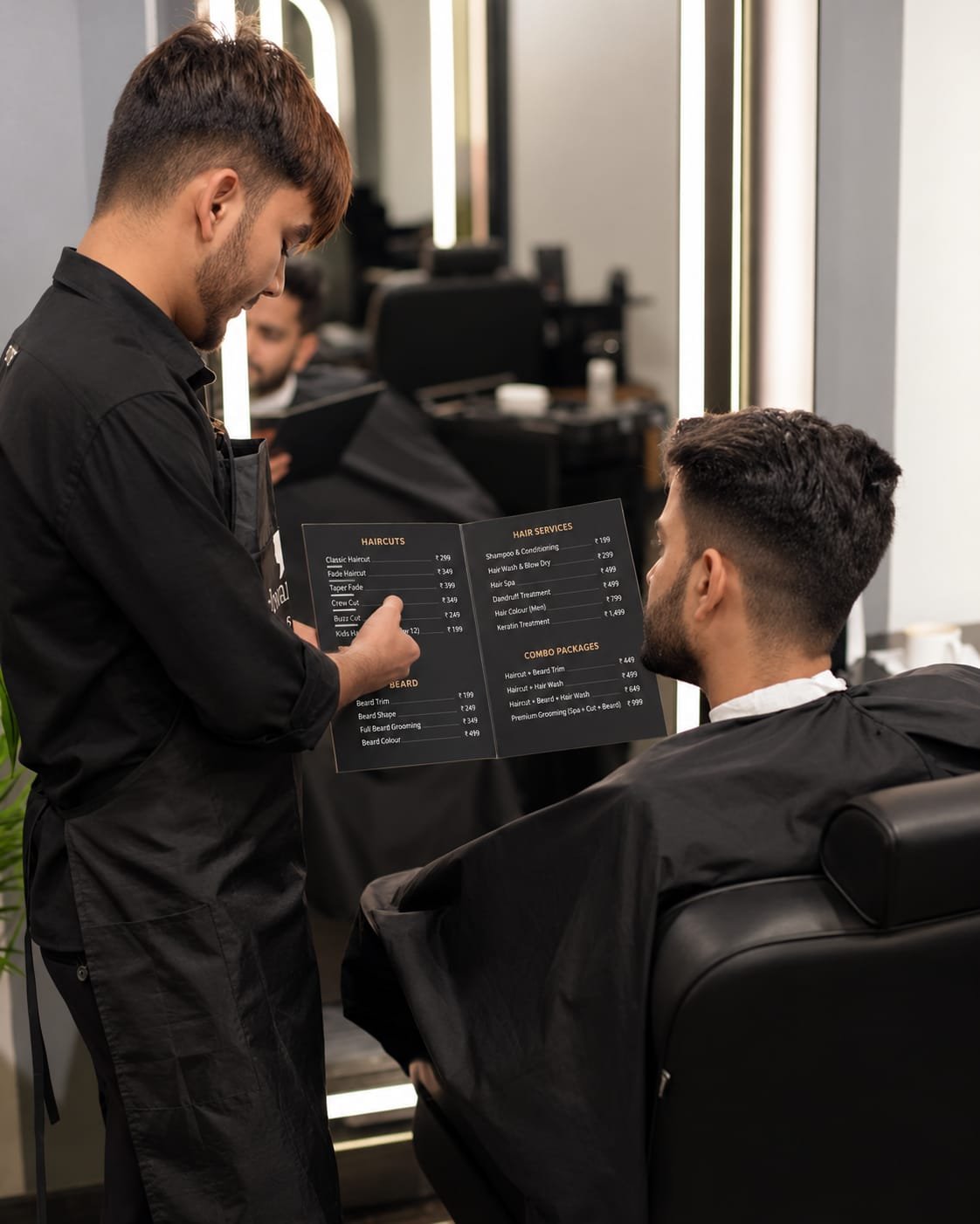 Expert styling and haircut at The Salon Salvatore Katupakkam
